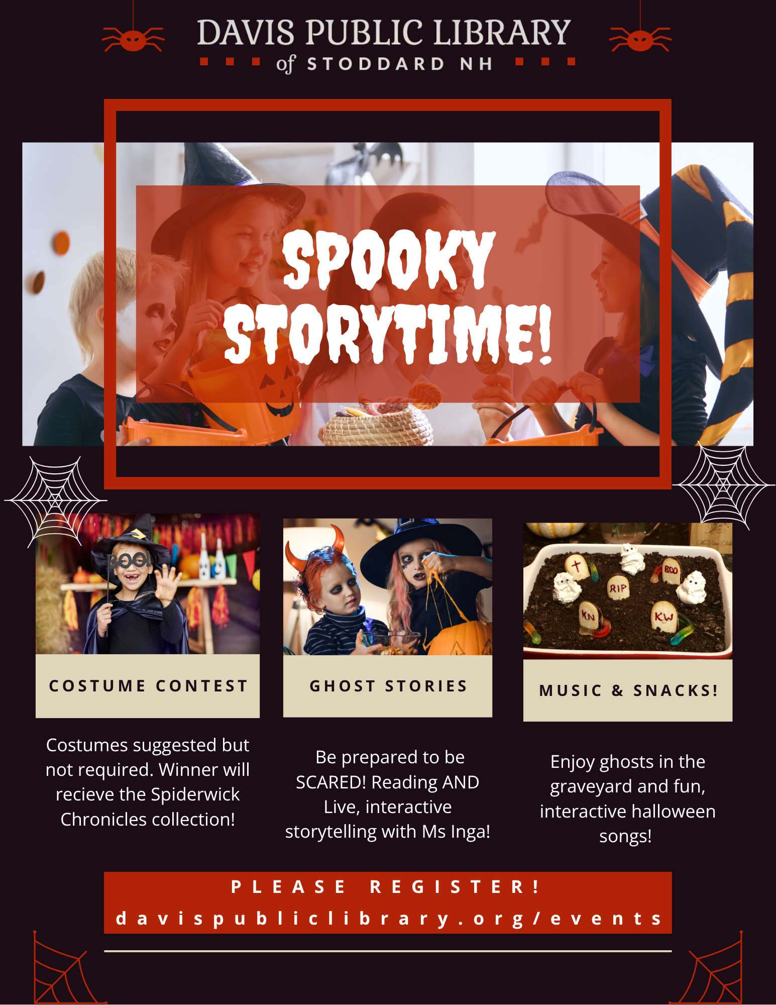 SPOOOOKY Storytime and Costume Party!